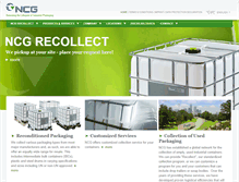 Tablet Screenshot of nationalcontainer.com